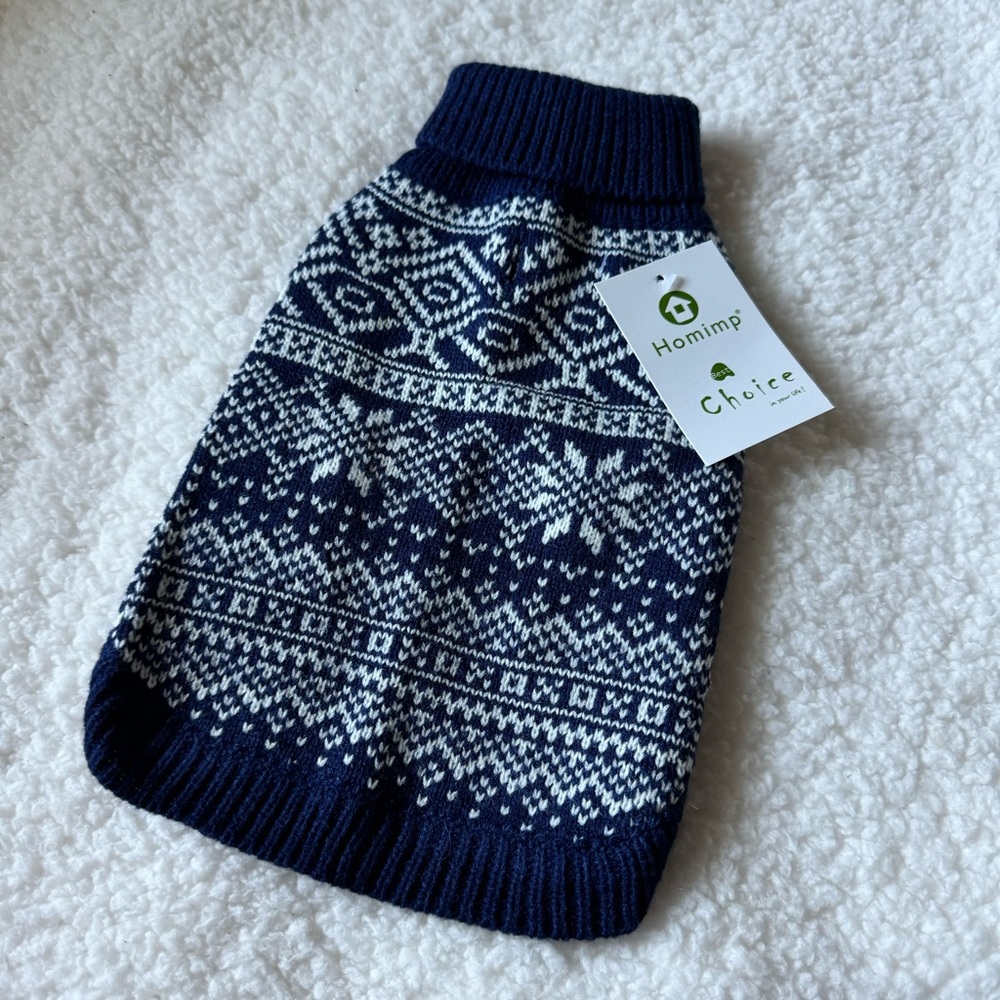Brand new with tag small dog sweater